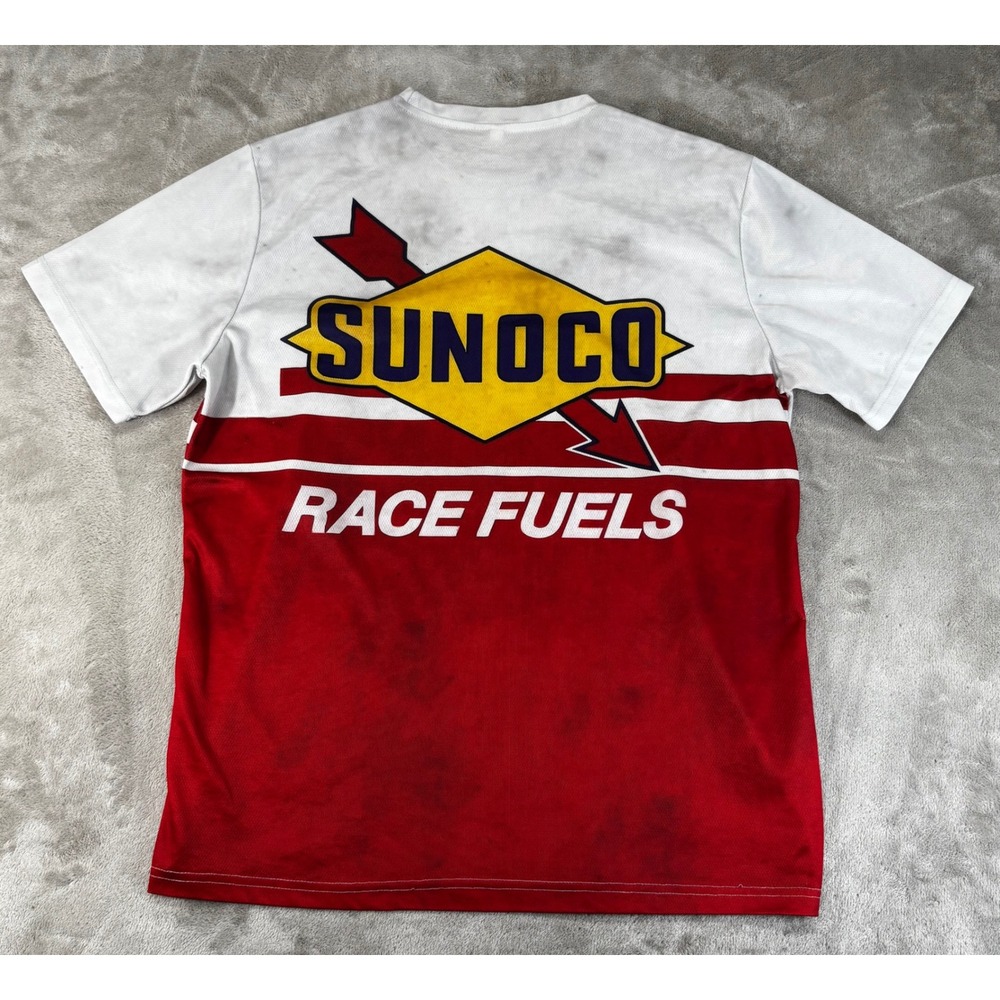 Sunoco Race Fuels T-Shirt Mens XL Red White Graphic Racing Performance Tee - Picture 2 of 5